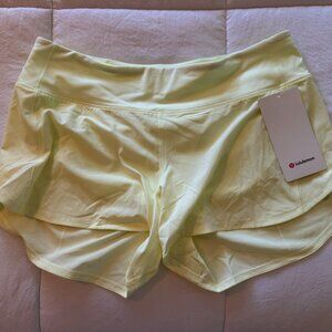 Lululemon Speed Up MR Short 4"/Lined NWT